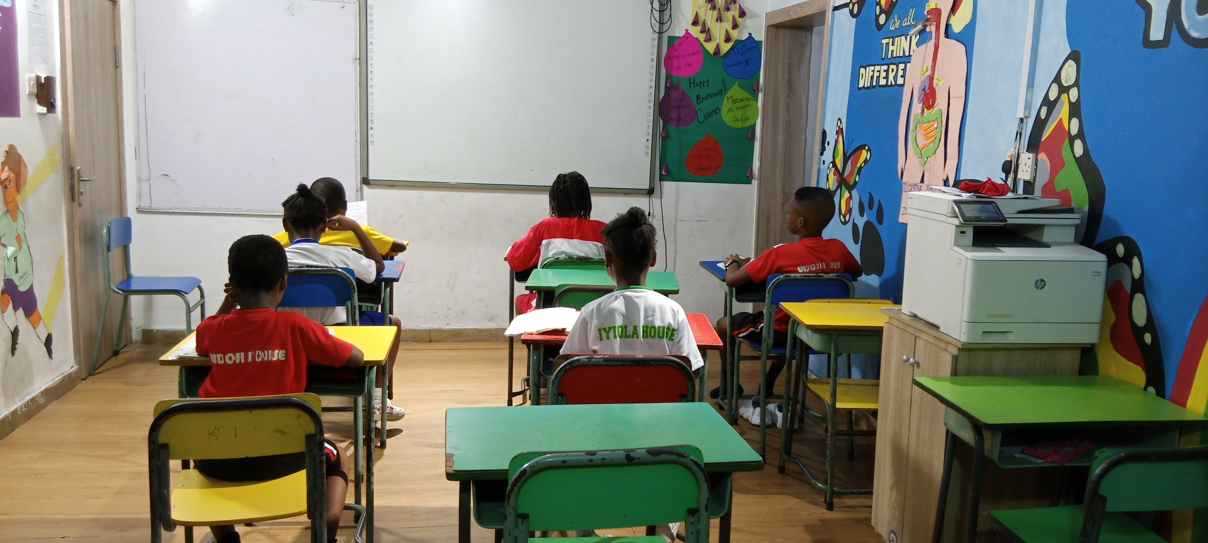 Children learning at Cedarville